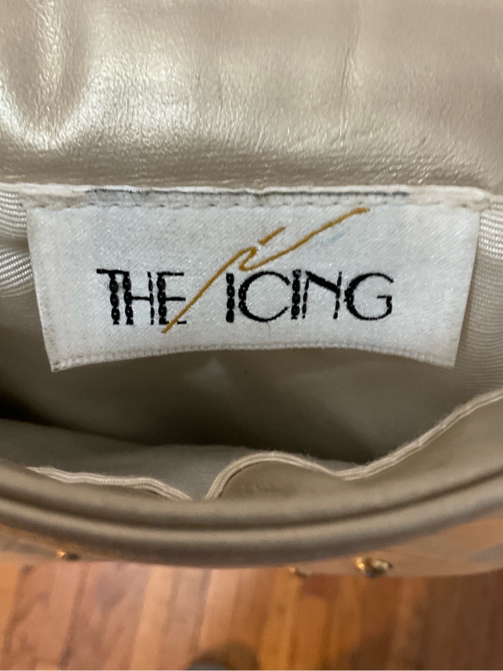 Vintage THE ICING metallic Crossbody bag studdedY2K retro 80s 90s A+